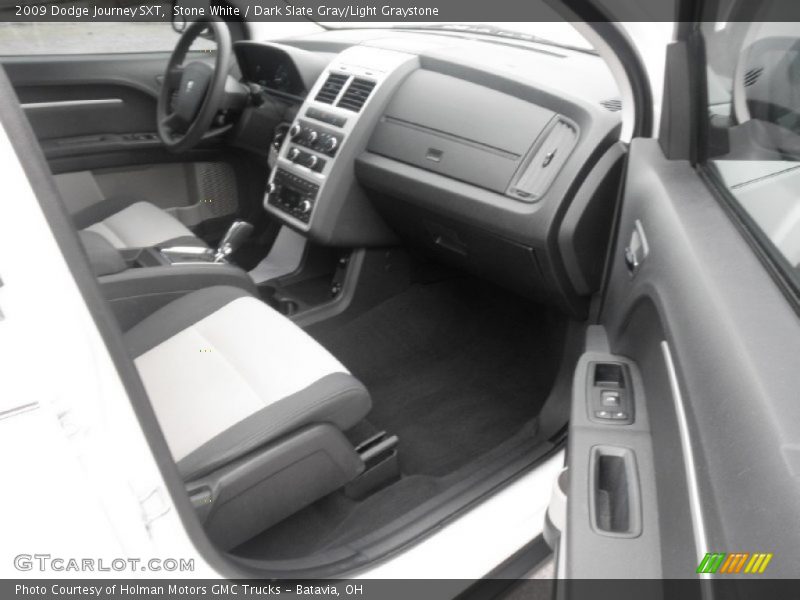 Stone White / Dark Slate Gray/Light Graystone 2009 Dodge Journey SXT