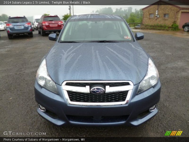 Twilight Blue Metallic / Black 2014 Subaru Legacy 2.5i Limited
