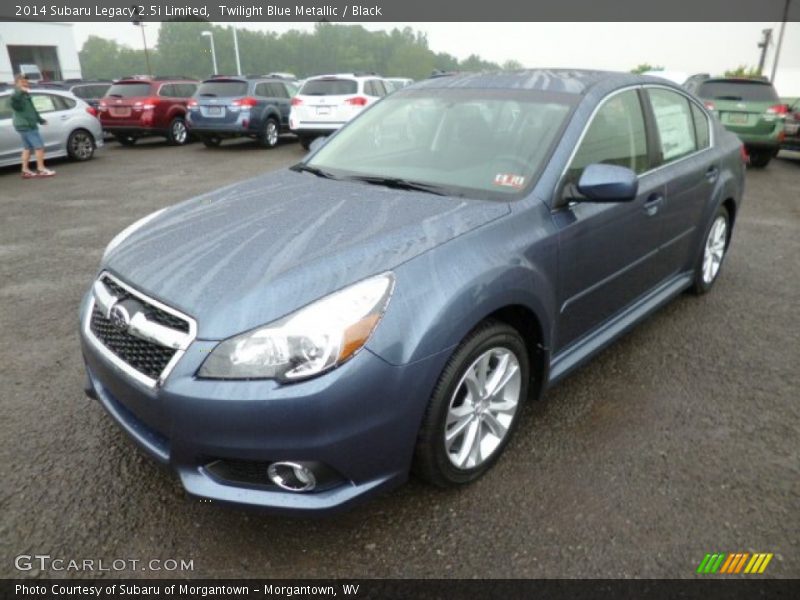 Twilight Blue Metallic / Black 2014 Subaru Legacy 2.5i Limited