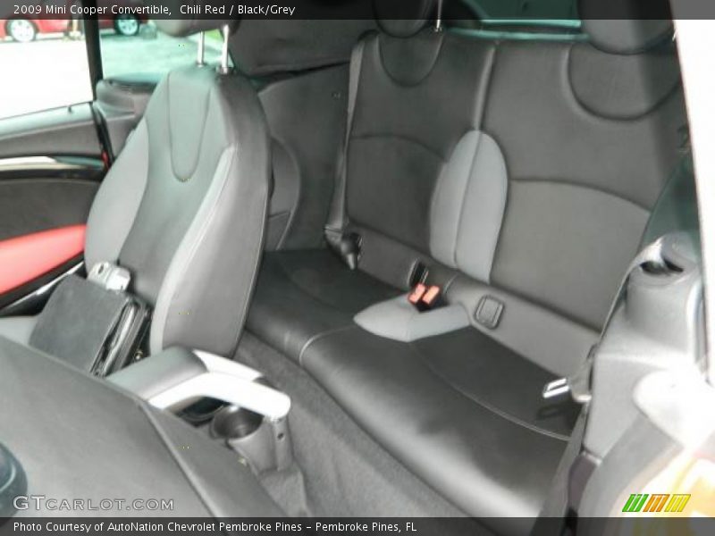 Chili Red / Black/Grey 2009 Mini Cooper Convertible
