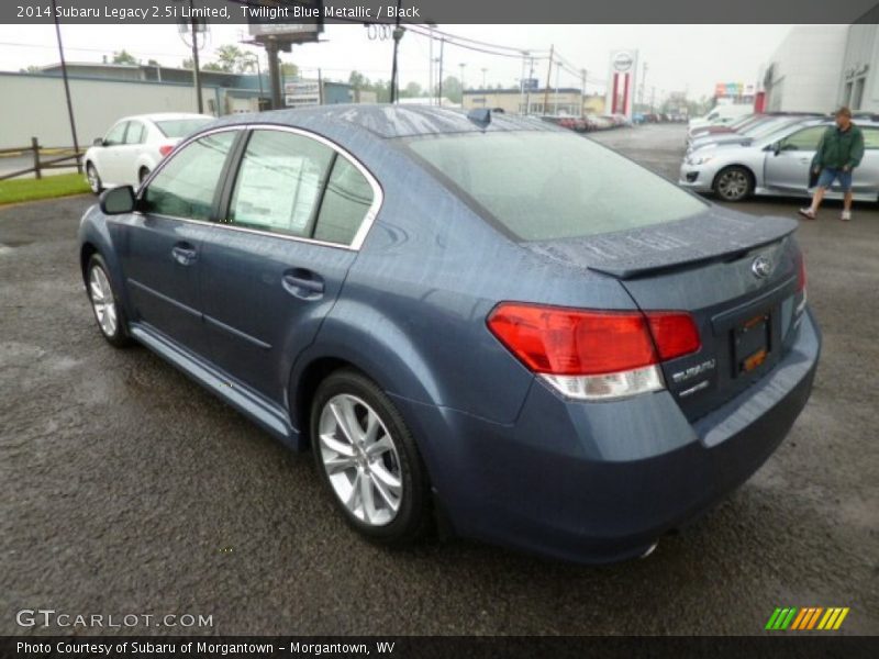 Twilight Blue Metallic / Black 2014 Subaru Legacy 2.5i Limited