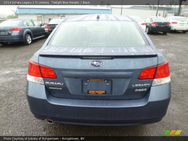 Twilight Blue Metallic / Black 2014 Subaru Legacy 2.5i Limited