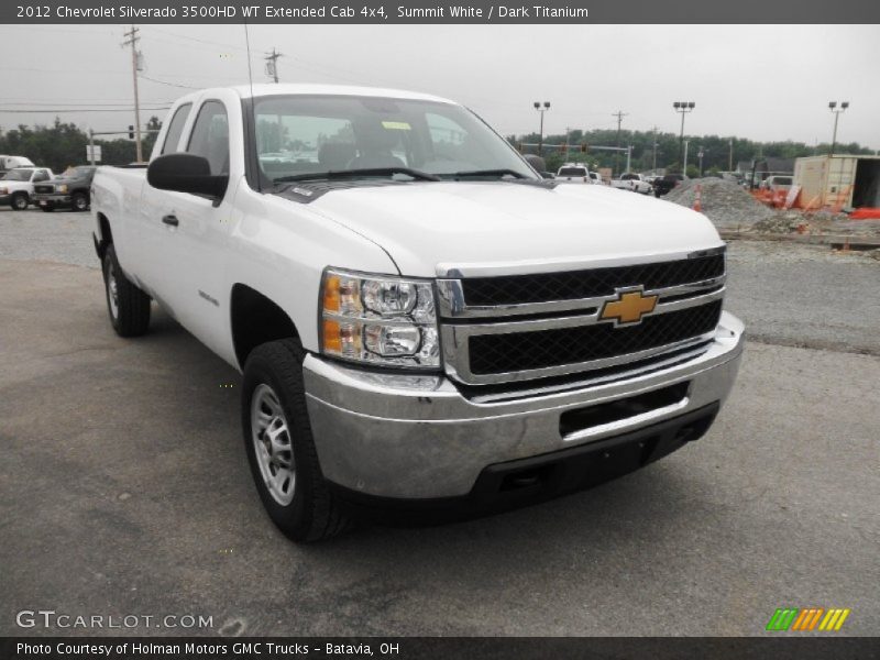 Front 3/4 View of 2012 Silverado 3500HD WT Extended Cab 4x4