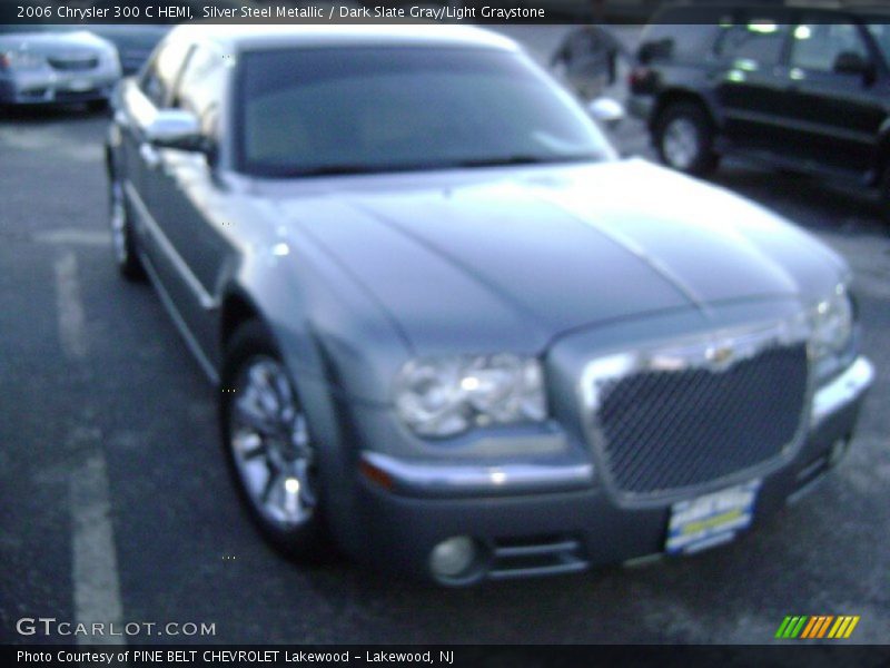 Silver Steel Metallic / Dark Slate Gray/Light Graystone 2006 Chrysler 300 C HEMI