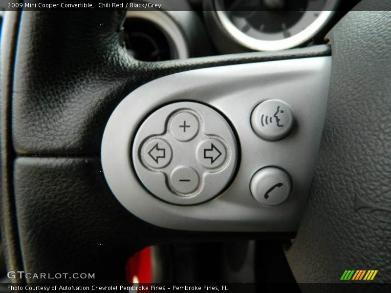 Chili Red / Black/Grey 2009 Mini Cooper Convertible