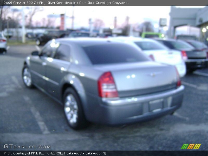 Silver Steel Metallic / Dark Slate Gray/Light Graystone 2006 Chrysler 300 C HEMI