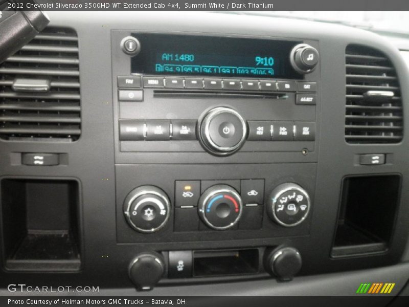 Controls of 2012 Silverado 3500HD WT Extended Cab 4x4