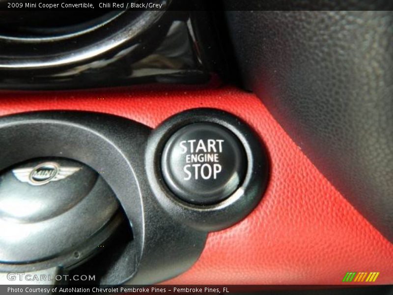 Chili Red / Black/Grey 2009 Mini Cooper Convertible