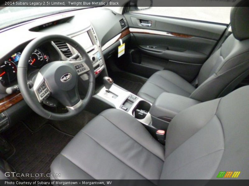 Black Interior - 2014 Legacy 2.5i Limited 