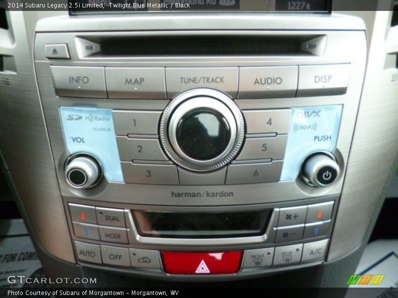Controls of 2014 Legacy 2.5i Limited
