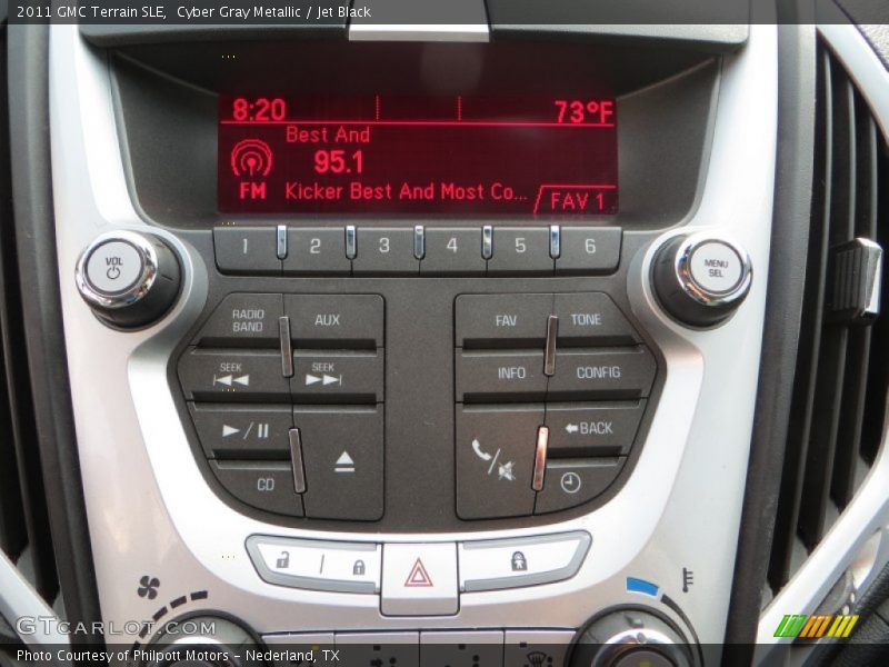Cyber Gray Metallic / Jet Black 2011 GMC Terrain SLE