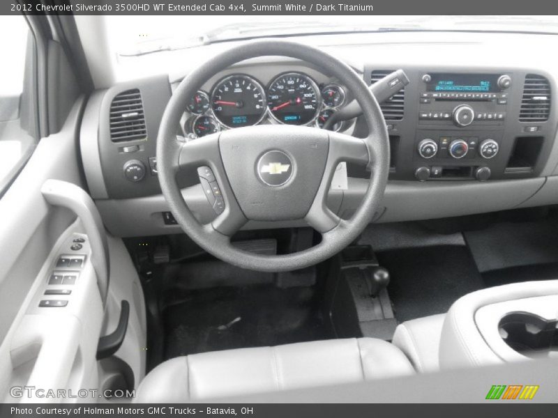 Dashboard of 2012 Silverado 3500HD WT Extended Cab 4x4
