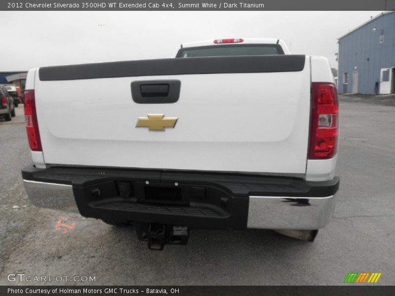 Summit White / Dark Titanium 2012 Chevrolet Silverado 3500HD WT Extended Cab 4x4