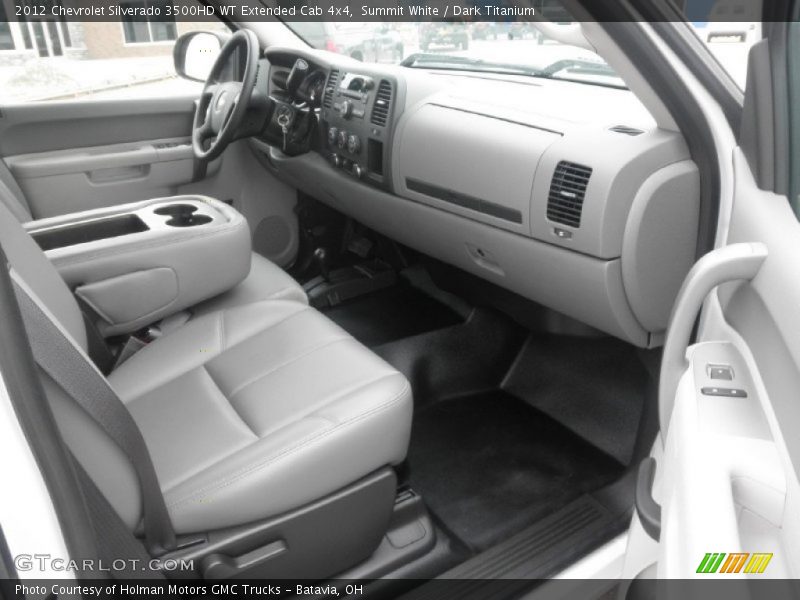  2012 Silverado 3500HD WT Extended Cab 4x4 Dark Titanium Interior