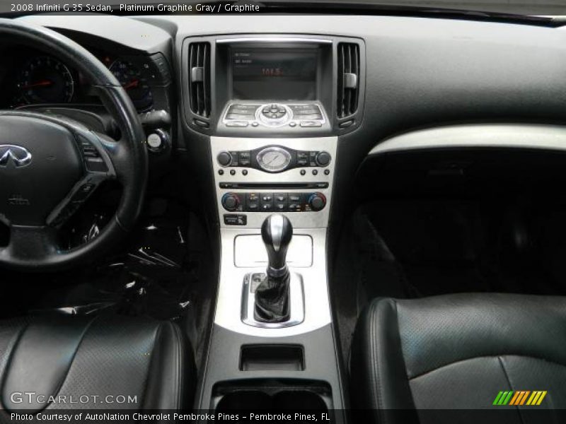 Platinum Graphite Gray / Graphite 2008 Infiniti G 35 Sedan