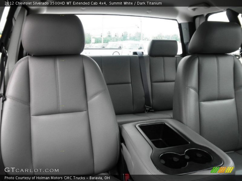 Summit White / Dark Titanium 2012 Chevrolet Silverado 3500HD WT Extended Cab 4x4