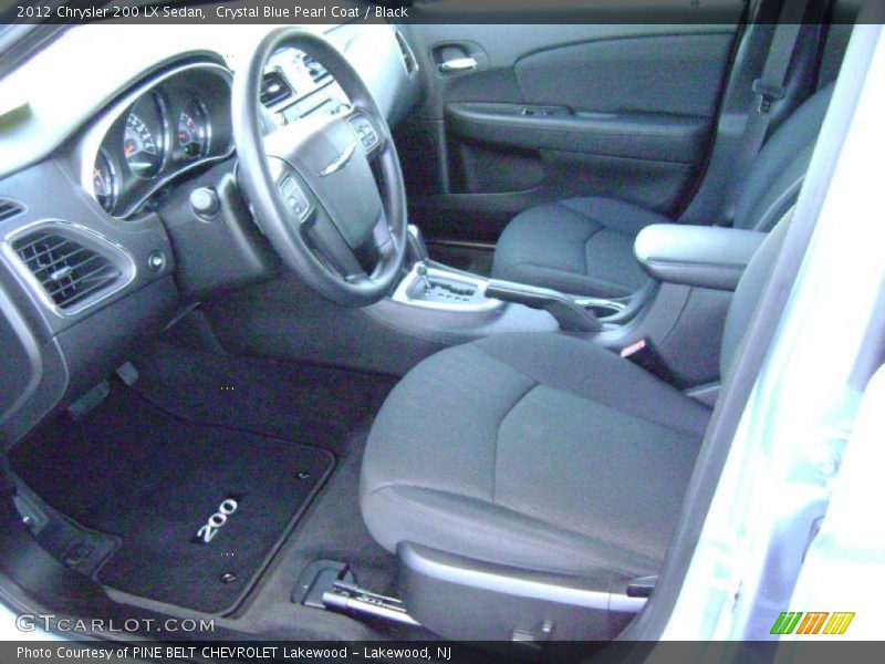 Crystal Blue Pearl Coat / Black 2012 Chrysler 200 LX Sedan
