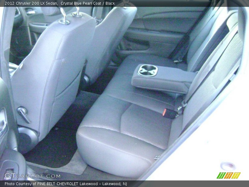 Crystal Blue Pearl Coat / Black 2012 Chrysler 200 LX Sedan
