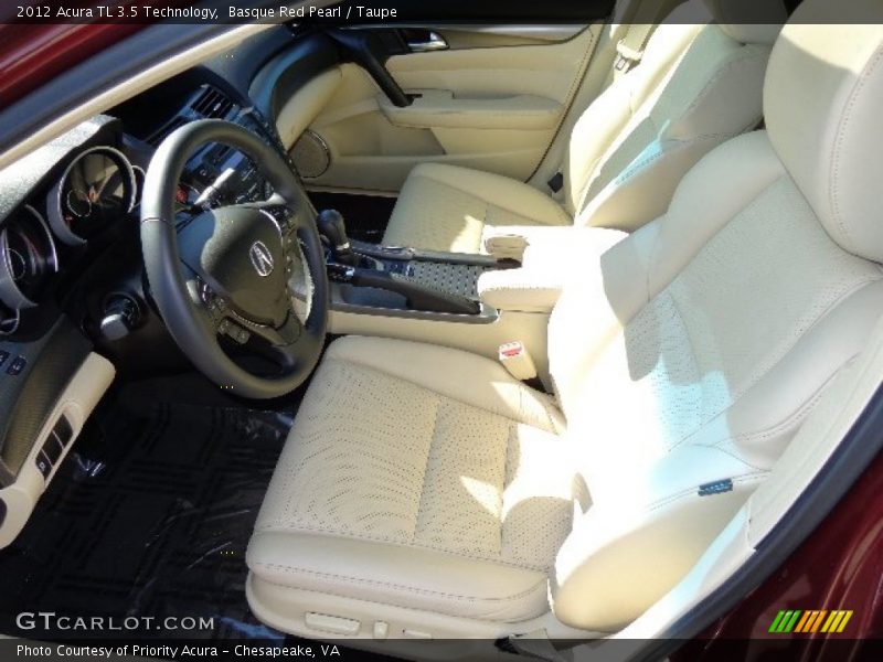 Basque Red Pearl / Taupe 2012 Acura TL 3.5 Technology