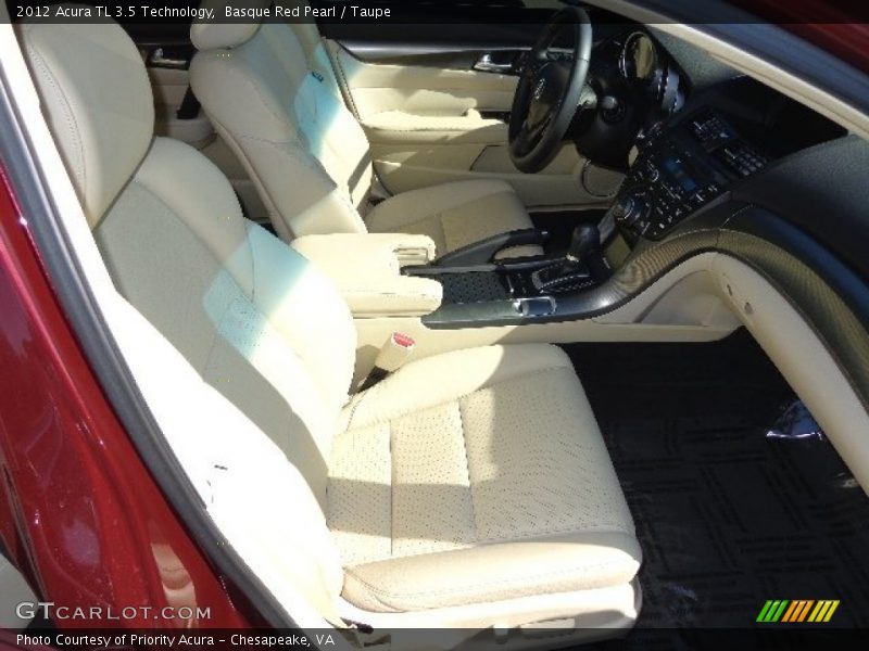 Basque Red Pearl / Taupe 2012 Acura TL 3.5 Technology