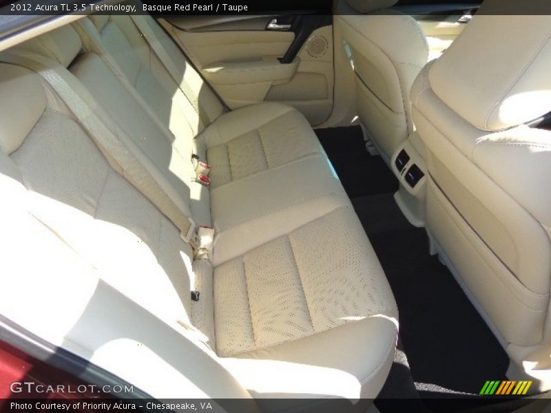 Basque Red Pearl / Taupe 2012 Acura TL 3.5 Technology