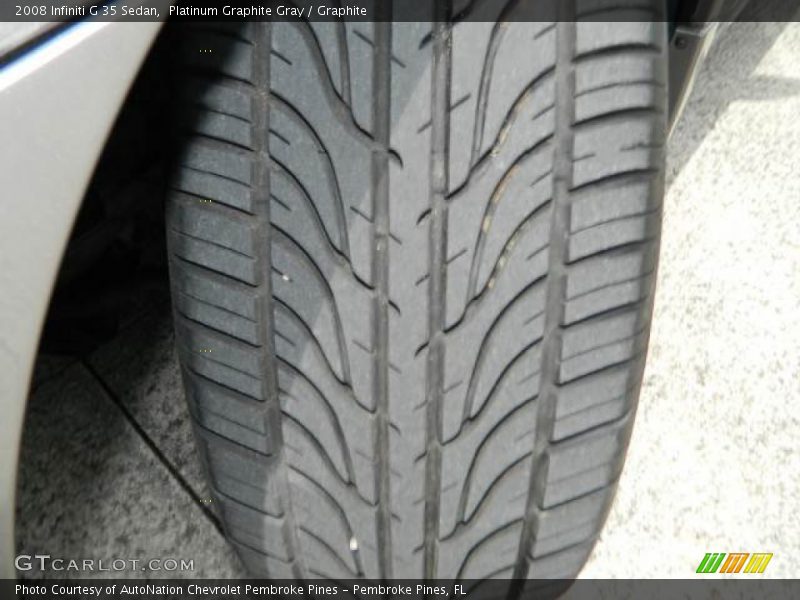 Platinum Graphite Gray / Graphite 2008 Infiniti G 35 Sedan
