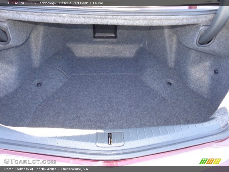 Basque Red Pearl / Taupe 2012 Acura TL 3.5 Technology