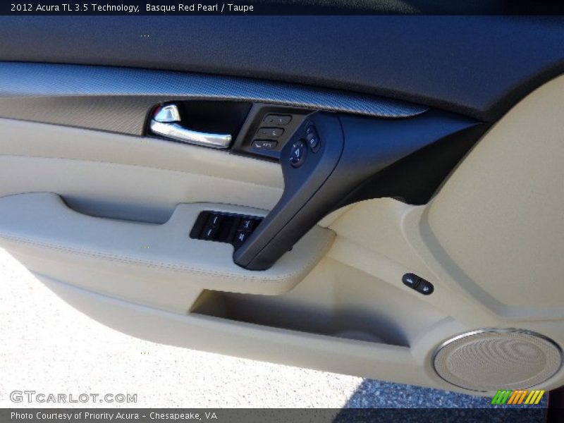Basque Red Pearl / Taupe 2012 Acura TL 3.5 Technology
