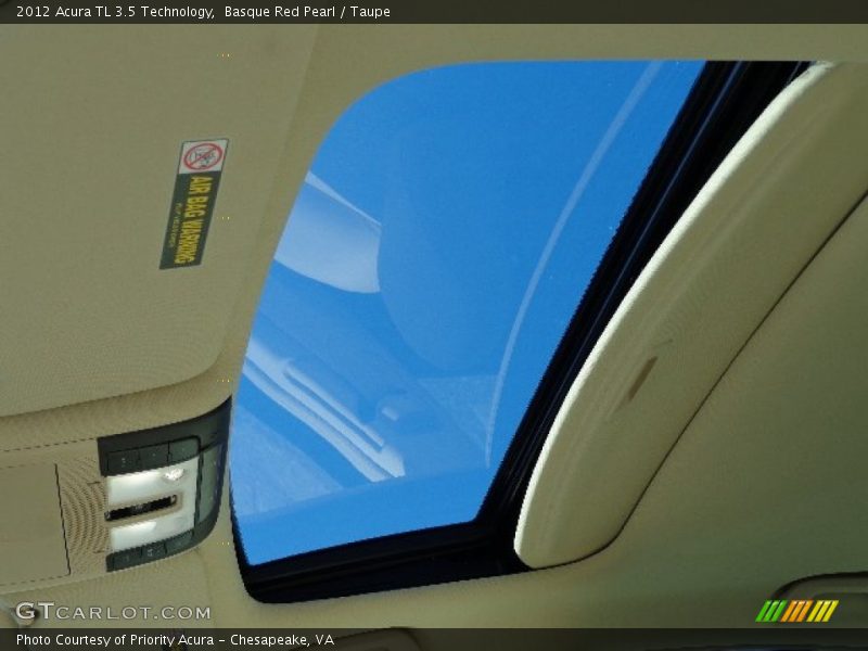 Basque Red Pearl / Taupe 2012 Acura TL 3.5 Technology