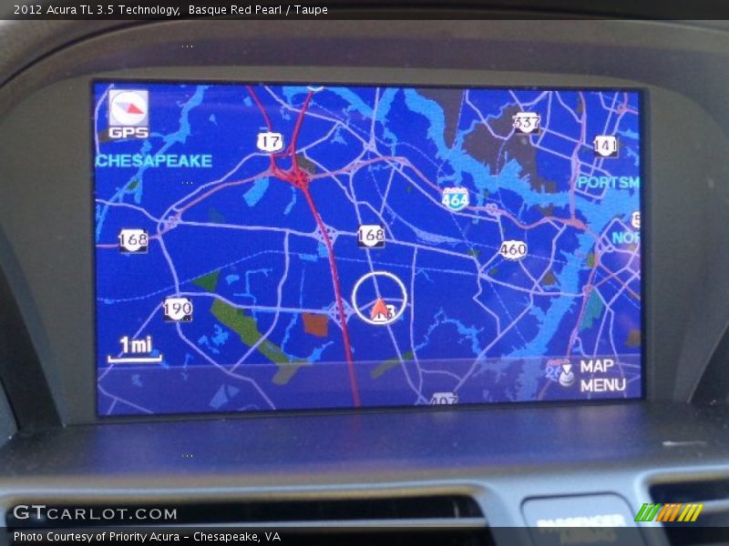 Basque Red Pearl / Taupe 2012 Acura TL 3.5 Technology