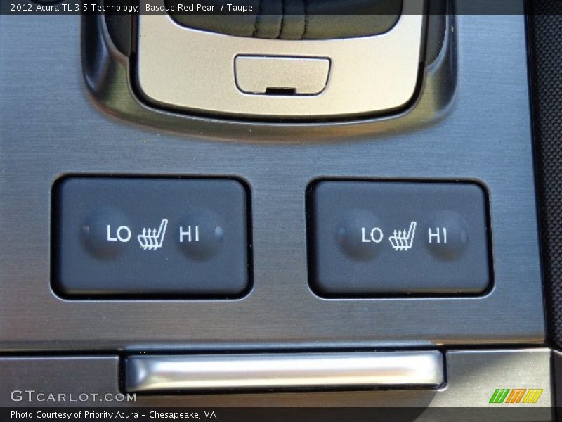 Basque Red Pearl / Taupe 2012 Acura TL 3.5 Technology