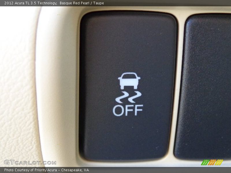 Basque Red Pearl / Taupe 2012 Acura TL 3.5 Technology