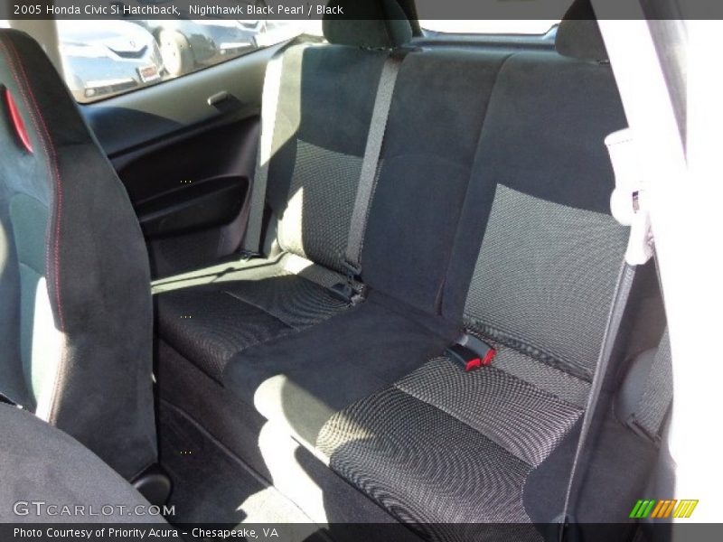 Nighthawk Black Pearl / Black 2005 Honda Civic Si Hatchback