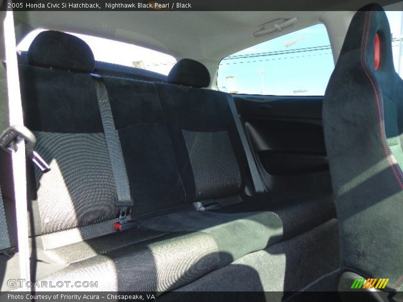 Nighthawk Black Pearl / Black 2005 Honda Civic Si Hatchback