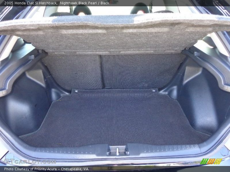 Nighthawk Black Pearl / Black 2005 Honda Civic Si Hatchback