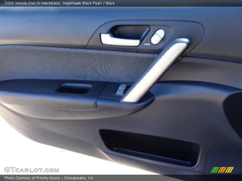 Nighthawk Black Pearl / Black 2005 Honda Civic Si Hatchback