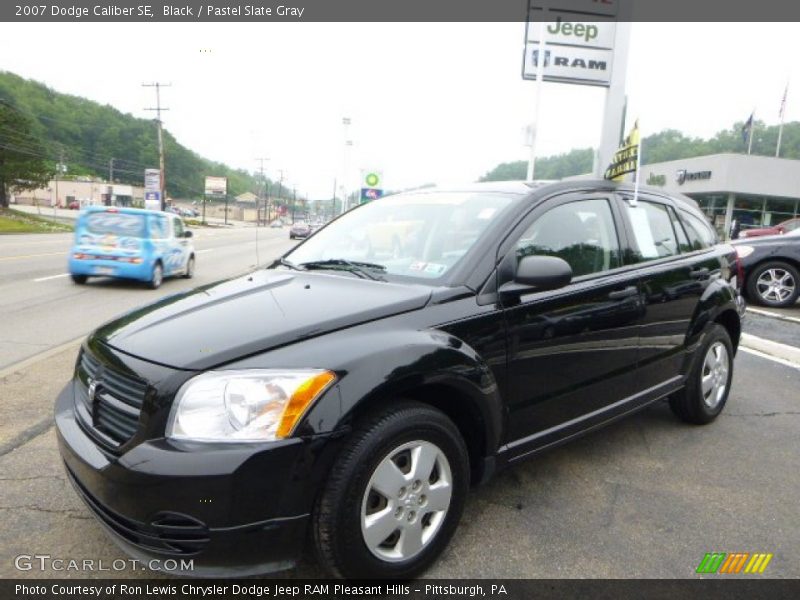 Black / Pastel Slate Gray 2007 Dodge Caliber SE