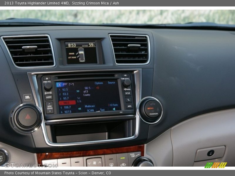 Sizzling Crimson Mica / Ash 2013 Toyota Highlander Limited 4WD