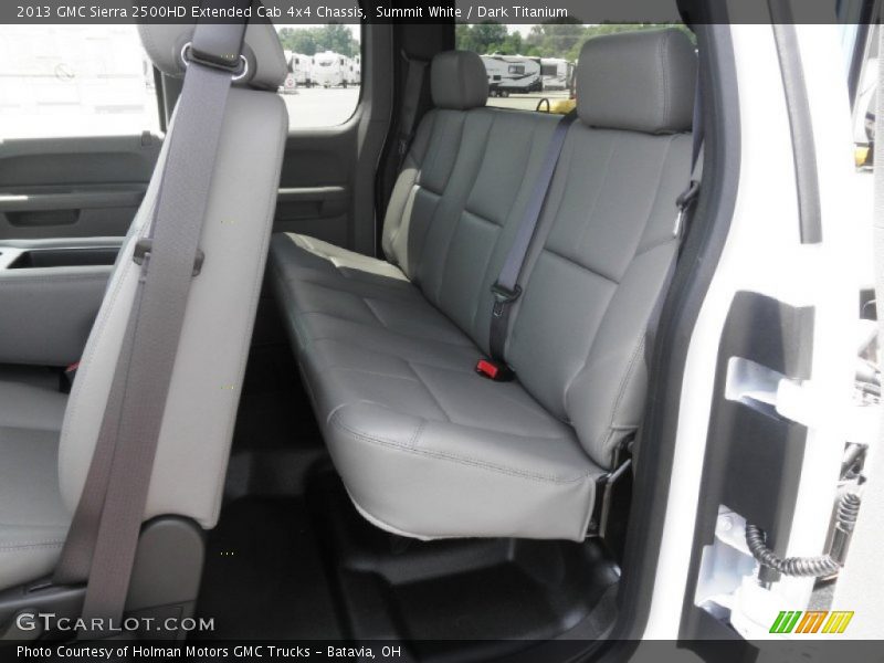 Summit White / Dark Titanium 2013 GMC Sierra 2500HD Extended Cab 4x4 Chassis