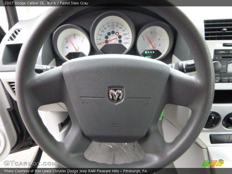 Black / Pastel Slate Gray 2007 Dodge Caliber SE