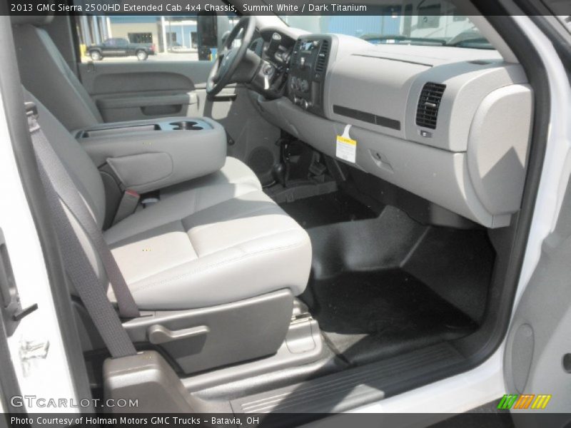 Summit White / Dark Titanium 2013 GMC Sierra 2500HD Extended Cab 4x4 Chassis