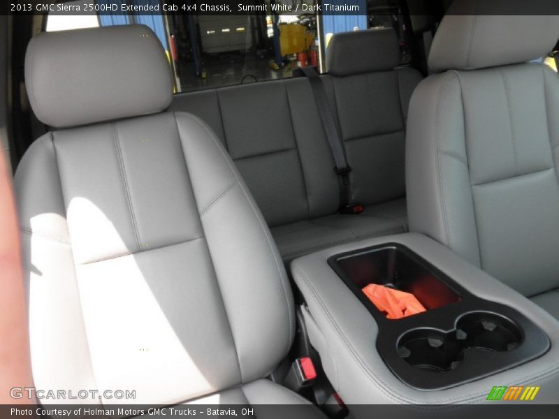 Summit White / Dark Titanium 2013 GMC Sierra 2500HD Extended Cab 4x4 Chassis
