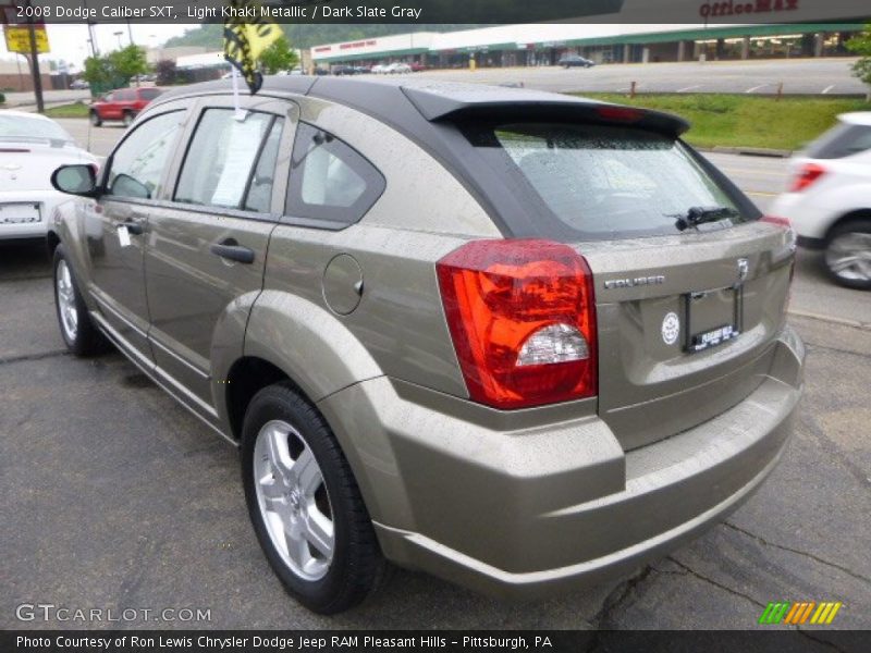 Light Khaki Metallic / Dark Slate Gray 2008 Dodge Caliber SXT