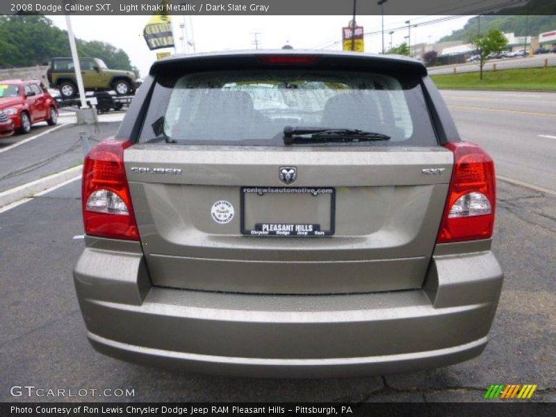 Light Khaki Metallic / Dark Slate Gray 2008 Dodge Caliber SXT