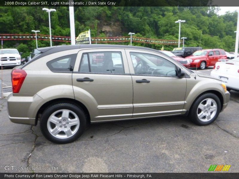 Light Khaki Metallic / Dark Slate Gray 2008 Dodge Caliber SXT