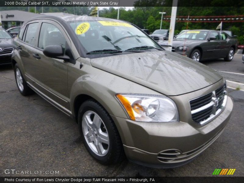 Light Khaki Metallic / Dark Slate Gray 2008 Dodge Caliber SXT