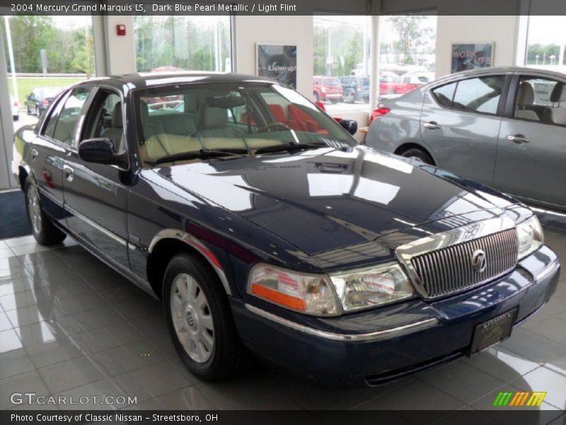 Dark Blue Pearl Metallic / Light Flint 2004 Mercury Grand Marquis LS