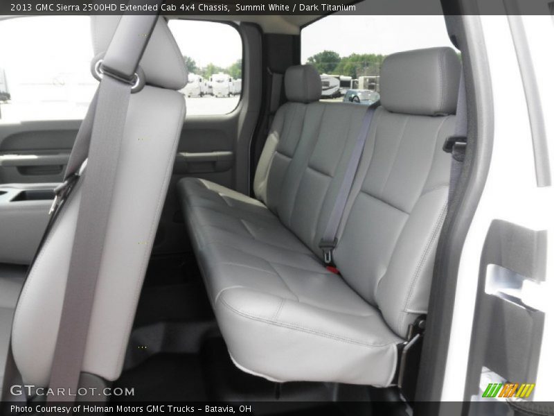 Summit White / Dark Titanium 2013 GMC Sierra 2500HD Extended Cab 4x4 Chassis