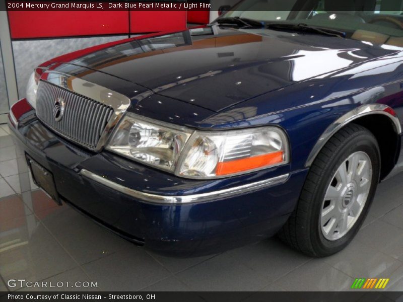 Dark Blue Pearl Metallic / Light Flint 2004 Mercury Grand Marquis LS