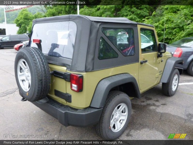 Commando Green / Black 2013 Jeep Wrangler Sport 4x4
